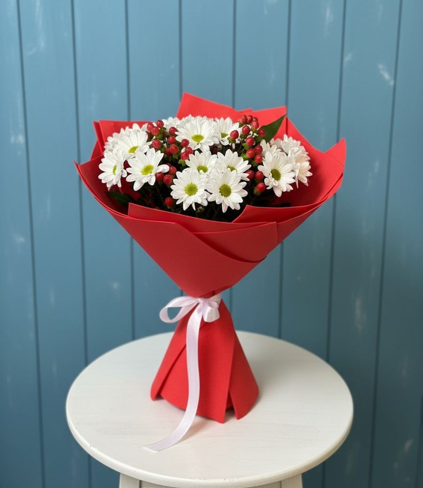 Букет цветов из: Хризантемы в Солдатской