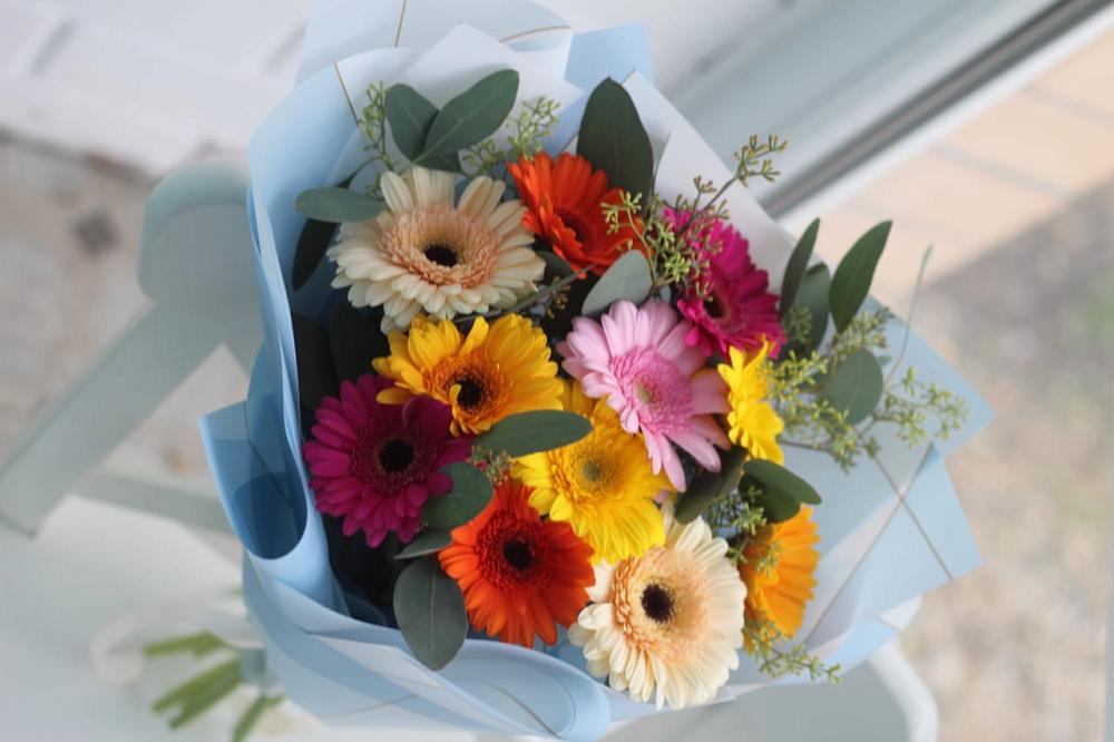 Букет цветов из: Герберы в Солдатской