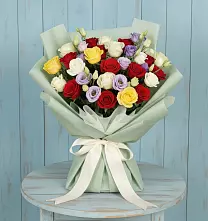 Букет цветов из:  Розы в Солдатской