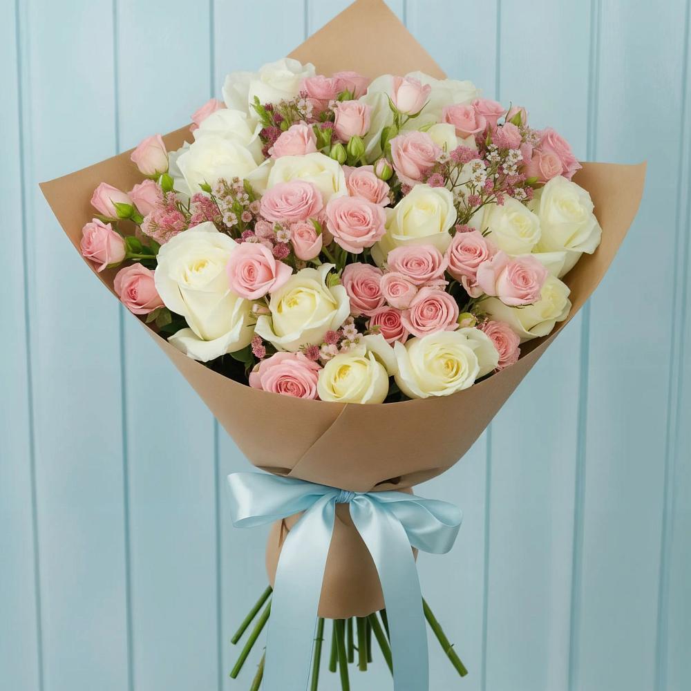 Букет цветов из: Розы в Солдатской