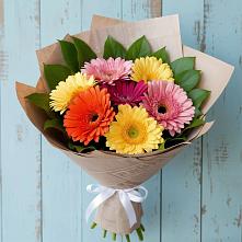 Букет цветов из:  Герберы в Солдатской