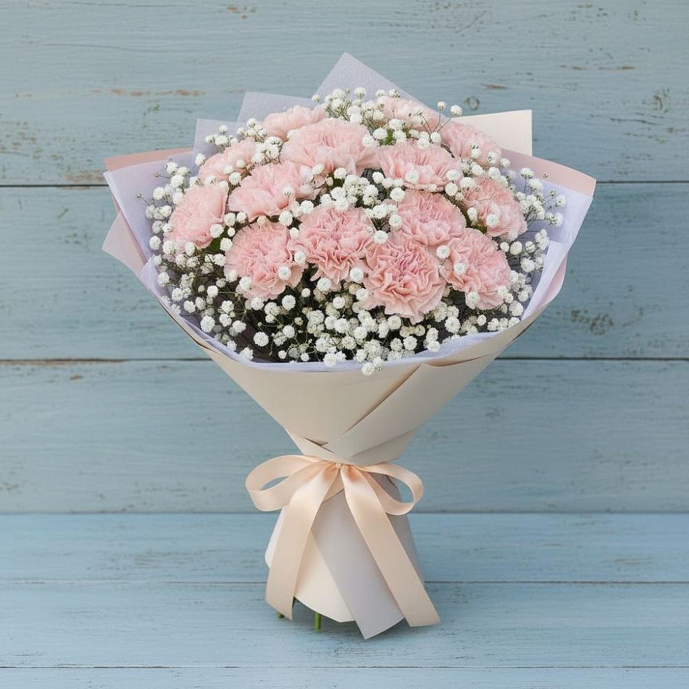 Букет цветов из: Гвоздики в Солдатской