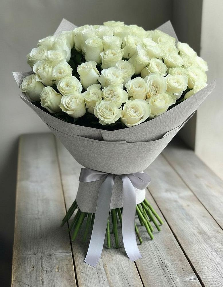 Букет 35 Белых роз в Солдатской