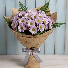 Букет цветов из:  Хризантемы #REPLACE_PRED# Солдатской