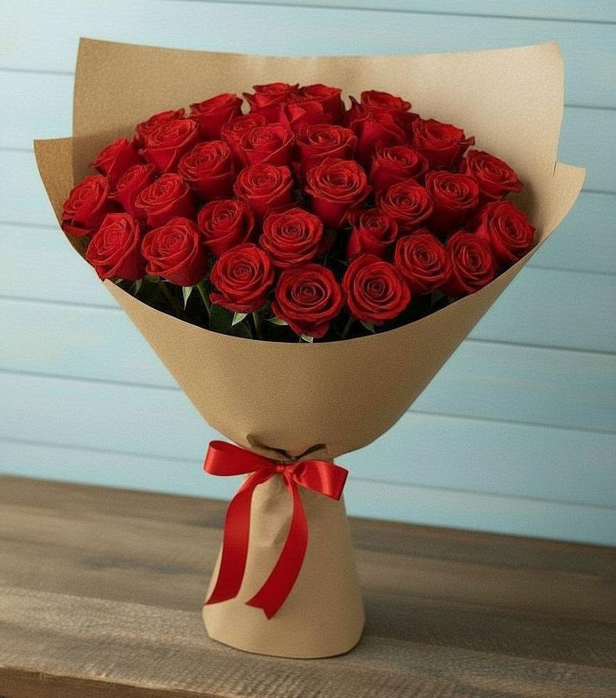 Букет Красные розы Милано в Солдатской