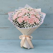 Букет цветов из:  Гвоздики в Солдатской