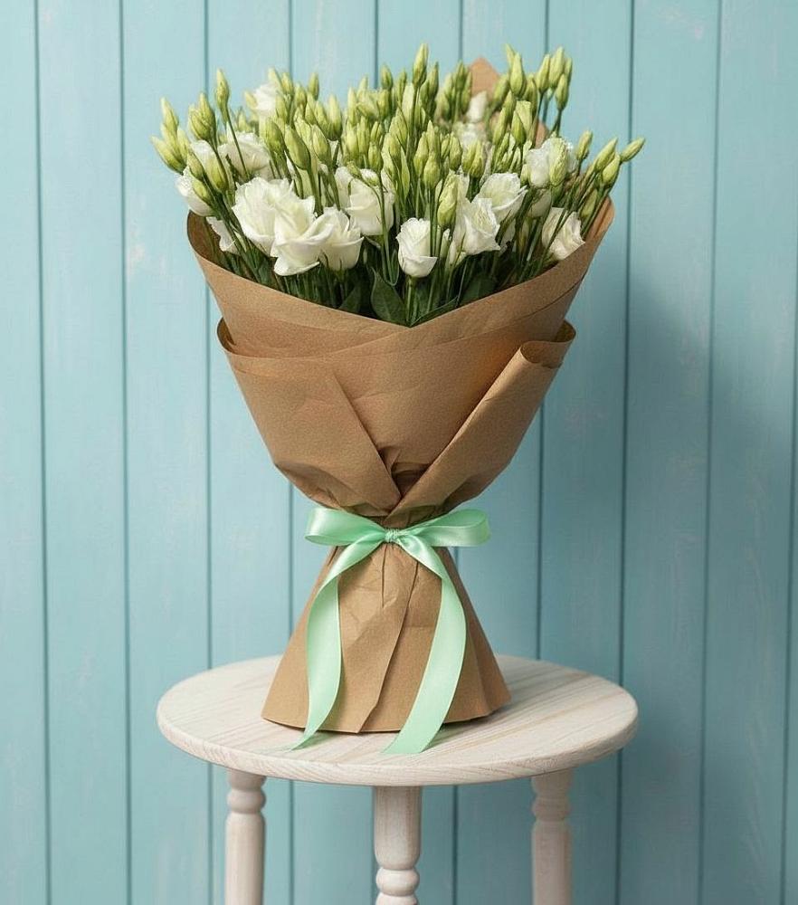 Букет цветов из: Лизиантусы в Солдатской