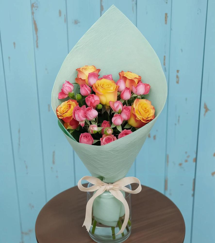 Букет цветов из: Розы в Солдатской