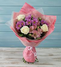 Букет цветов из:  Герберы в Солдатской