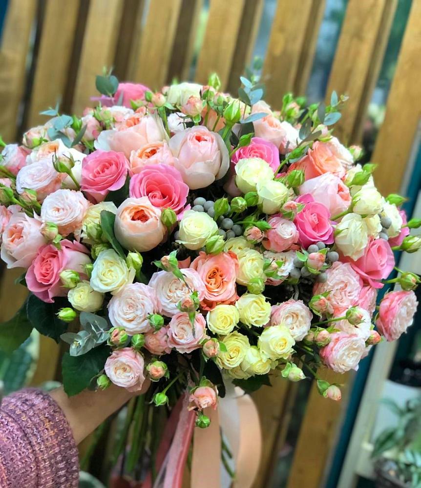 Букет цветов из: Розы в Солдатской