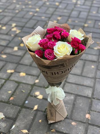 Букет цветов из: Розы в Солдатской