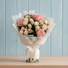 Букет цветов из:  Розы #REPLACE_PRED# Солдатской